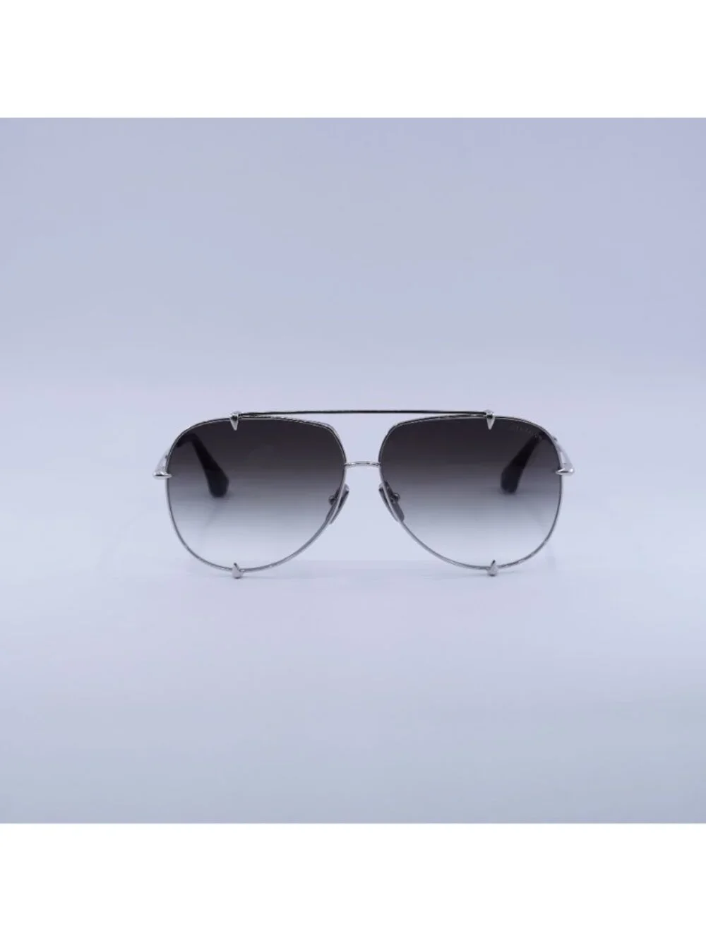 Dita TALON-23007-I-62 Sunglasses Silver Aviator Frame, Grey Lenses